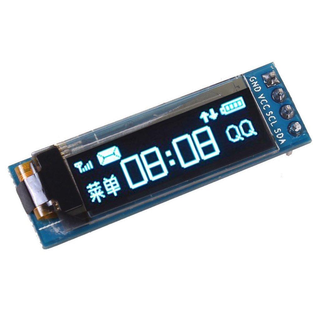 Дисплей OLED 0.91" 128х32 модуль SSD1306 I2C, Синий, фото 1
