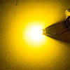 LED COB W5W, T10, Лампа в автомобіль, Жовта, фото 2