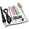Паяльна станція Hakko T12 72Вт 24В, DIY KIT набір, Зелений дисплей, фото 2