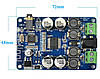 Аудіопідсилювач TDA7492P, 2 х 25 Вт, Bluetooth 4.0, AUX, D клас, фото 4