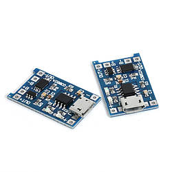 Модуль заряду Li-ion акумуляторів TP4056 MicroUSB із захистом