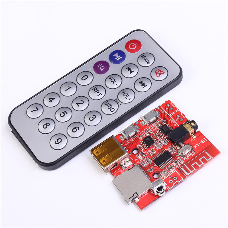 Аудіопідсилювач 2 х 3Вт, Bluetooth 4.1, AUX, Декодер USB, TF, фото 1