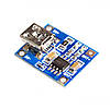 TP4056 Модуль заряду Li-ion акумуляторів, MiniUSB, фото 3