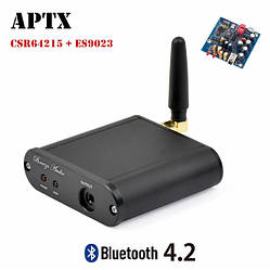 Аудіоприймач CSR64215 Bluetooth 4.2 + ЦАП ES9023 + AD823 aptX, aptX Low Latency CSRA64215 DC5V