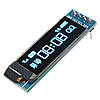 Дисплей OLED 0.91" 128х32 модуль SSD1306 I2C, Синий, фото 2
