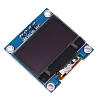 Дисплей OLED 0.96" 128х64 модуль SSD1306 I2C, Жовто-синій, фото 2
