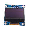 Дисплей OLED 0.96" 128х64 модуль SSD1306 I2C, Жовто-синій, фото 3