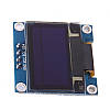 Дисплей OLED 0.96" 128х64 модуль SSD1306 I2C, Жовто-синій, фото 4