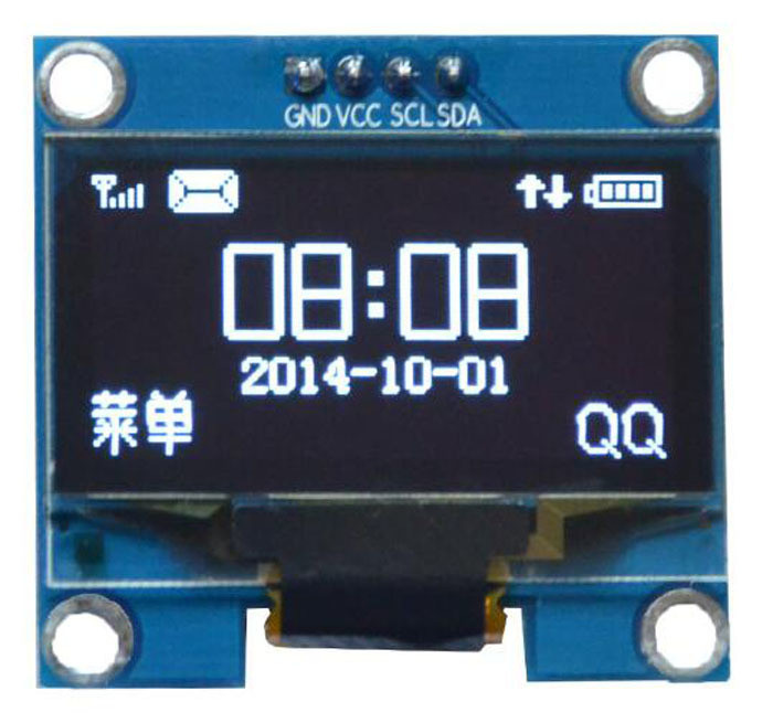 OLED-дисплей 1.3" I2C (білий) 128х64, фото 1
