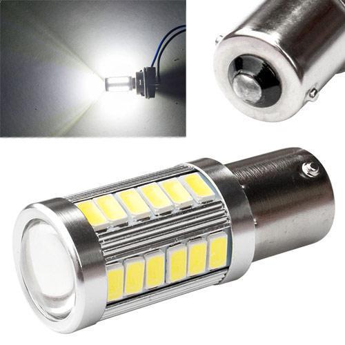 LED P21W/BA15s 1156 Лампа в автомобіль, 33SMD, Біла, фото 1