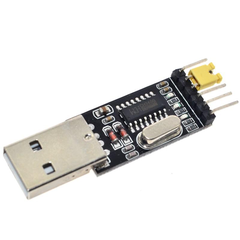 USB - TTL конвертер CH340G 3.3/5В USB (UART RS232 TTL), фото 1
