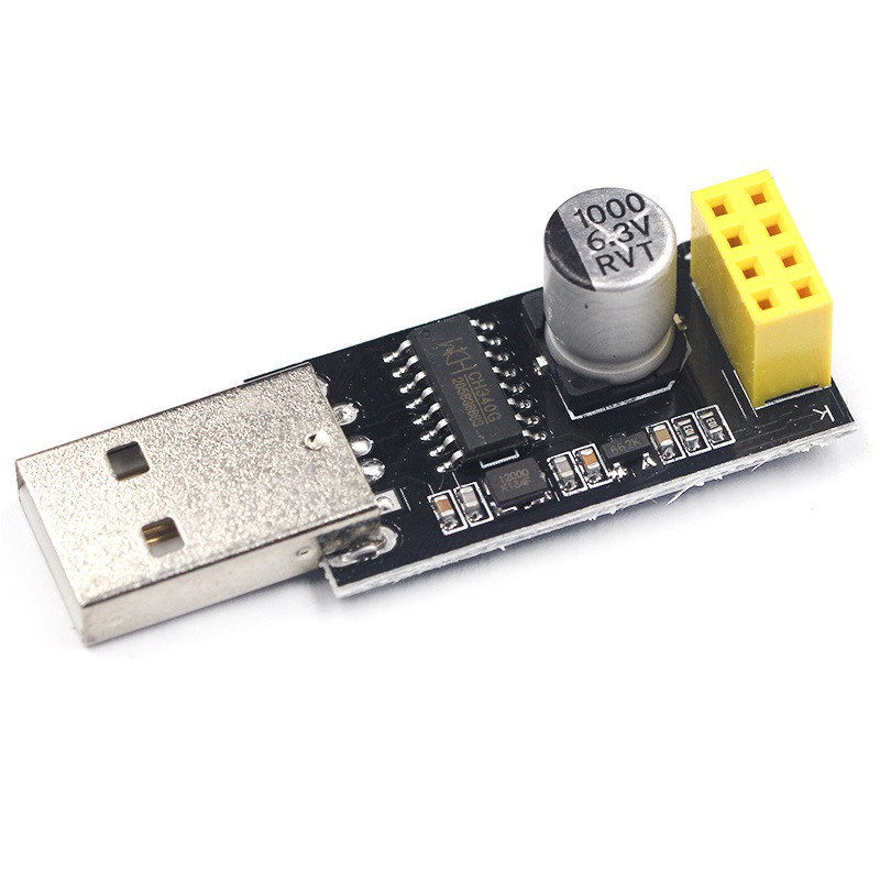 USB — TTL-конвертер CH340G для під'єднання ESP8266 ESP-01 (UART RS232 TTL), фото 1