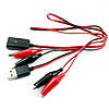 USB- Перехідник тато +ма — затискачі, крокодили для USB-тестера, фото 3