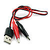 USB- Перехідник тато +ма — затискачі, крокодили для USB-тестера, фото 10