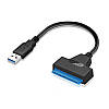 Перехідник адаптер USB 3.0 - SATA 22pin+7pin для жорсткого диска HDD SSD 2.5", фото 4