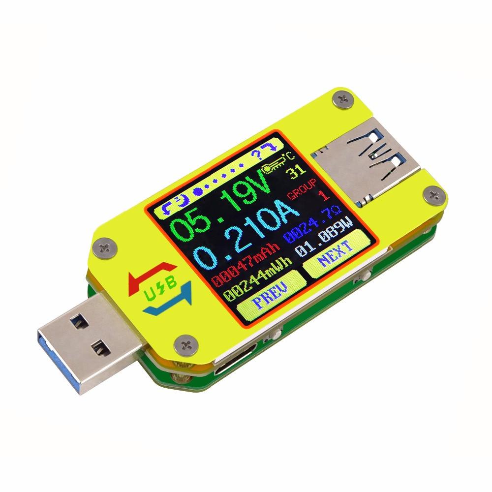 USB тестер RD UM34C Bluetooth 3.0, USB 3.0, 4-24В, 0-4А, фото 1