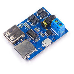 Програвач USB MicroSD TF MP3 декодер модуль DC3.7-5.5V