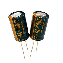 Конденсатор 2200 мкФ 35 В, Low ESR, 105 °C, 13*25 мм, JCCON