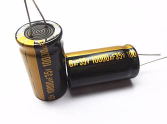 Конденсатор 10000 мкФ 35 В, Low ESR, 105 °C, 18*35 мм