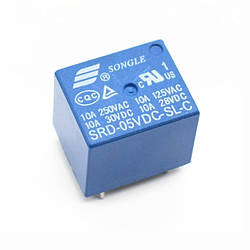 Реле 12В 10А SRD-12VDC-SL-C