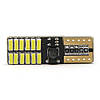 T10 Лампа в автомобіль — LED, 24SMD, 4014, W5W, Біла, Canbus, фото 7