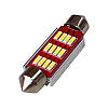 C5W (C10W) Лампа в автомобіль 36 мм — LED, 12SMD, 4014, CANBUS, Біла, фото 5