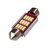 C5W (C10W) Лампа в автомобіль 36 мм — LED, 12SMD, 4014, CANBUS, Біла, фото 6