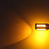 LED P21W/BAU15s 1156 Лампа в автомобіль, 33SMD, Жовта, фото 3