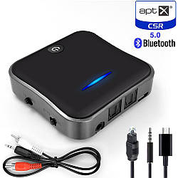 Аудіоприймач-передавач BT-B19 CSR8675 Bluetooth 5.0 aptX, aptX Low Latency, aptX HD, AUX SPDIF, 600mAh DC5V