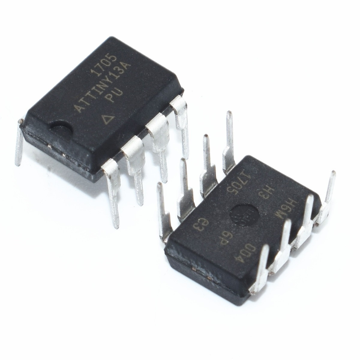ATtiny13A-PU, Мікроконтролер 8-біт, picoPower, AVR, 20 МГц, 1КБ Flash [DIP-8], фото 1