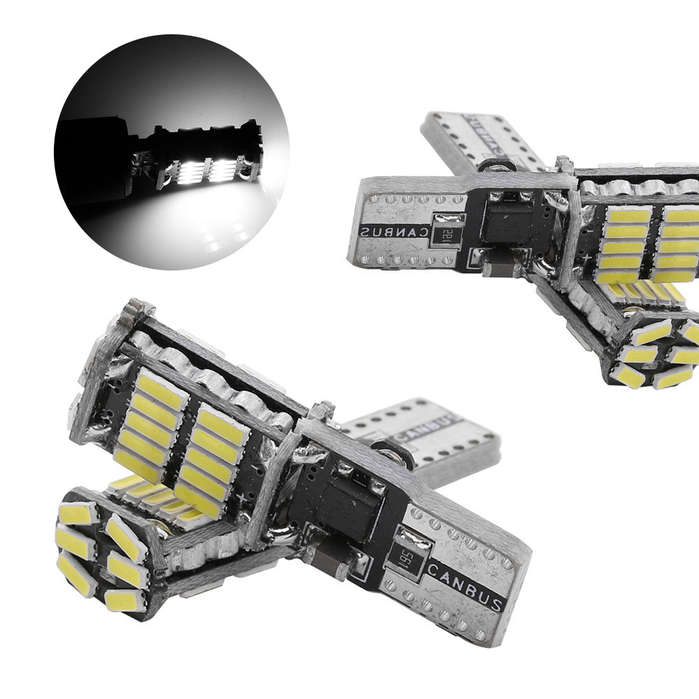 T10 Лампа в автомобіль — LED, 26SMD, 4014, W5W, 2.5 W, 0.2 A, Біла, Canbus, фото 1