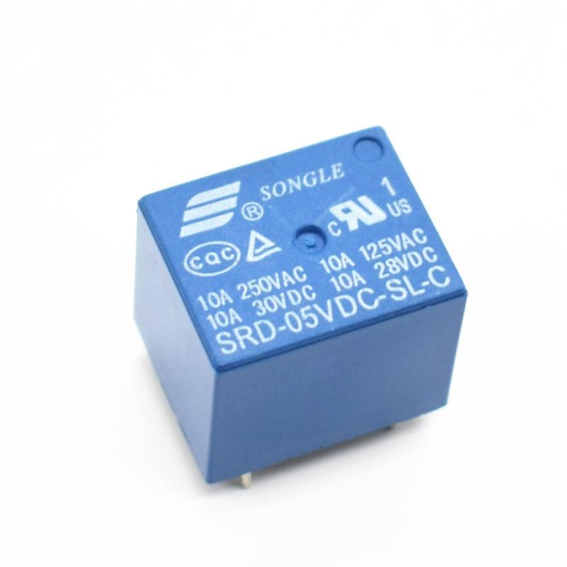 Реле 5В 10А SRD-05VDC-SL-C, фото 1