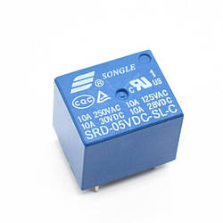 Реле 5В 10А SRD-05VDC-SL-C