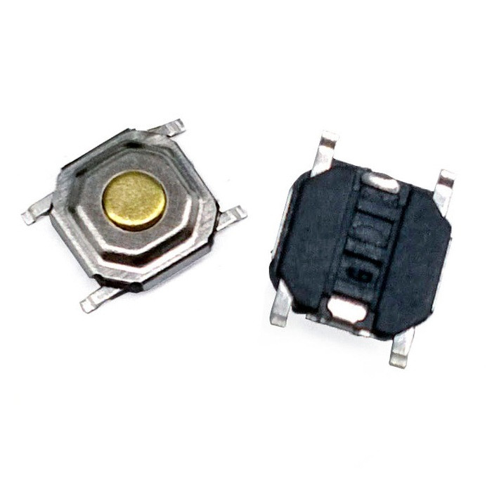 Кнопка тактова 5.2х5.2х1.5мм SMD, фото 1