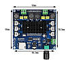 Аудіопідсилювач XH-A105 TDA7498, 2х100 Вт, Bluetooth v5.0, AUX, MicroSD, D клас, фото 6