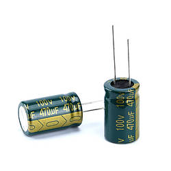 Конденсатор 470 мкФ 100В, Low ESR, 105 °C, 16*25 мм, JCCON