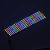Світлодіодна матриця WS2812B 8x32 адресна SMD5050 RGB, 5 В, 256 світлодіодів, Біла підкладка, фото 6