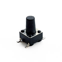 Кнопка тактова 6x6x9 мм, SMD