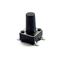 Кнопка тактова 6x6x10 мм, SMD