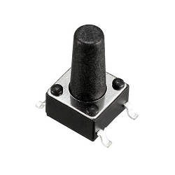 Кнопка тактова 6x6x11 мм, SMD