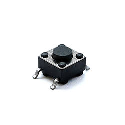 Кнопка тактова 6x6x4.3 мм, SMD