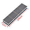 Модуль MAX7219, Світлодіодна матриця, 4 сегменти 8х8, сині пікселі, фото 9