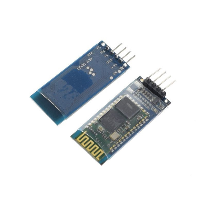 Модуль Bluetooth HC-06 приймач-передавач з антеною на підкладці інтерфейс RS232 4pin, фото 1