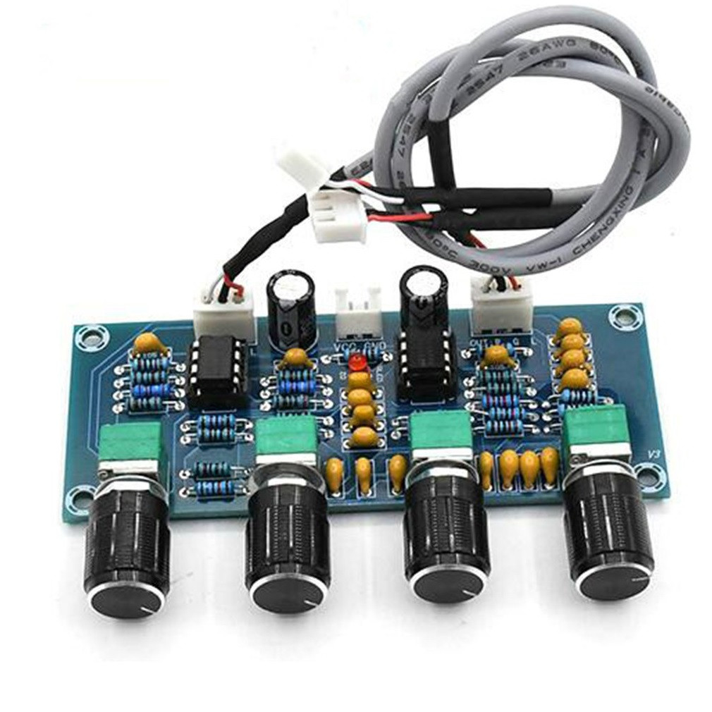 Темброблок XH-A901 NE5532 Підсилювач, регулювання гучності, НЧ, СЧ, ВЧ. DC 12-24В, фото 1