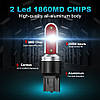 Лампа в автомобіль T20 7440 W21W WY21W, CSP, 1400Lm, 12-24V, Біла, фото 5