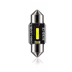 Лампа в автомобіль C5W 31 мм — CSP LED, Canbus, Біла 10000K