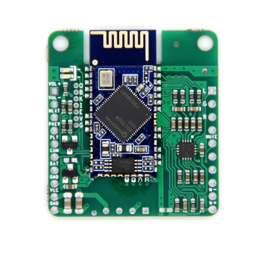 Аудіоприймач Qualcomm QCC3008 Bluetooth 5.0 AAC, aptX, aptX Low Latency, TPA6132 модуль DC3.3-5.5V, фото 1