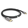 Кабель Mini DisplayPort - DisplayPort 1.4, 8K@60HZ, Нейлонове обплетення, 1м, фото 7