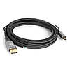 Кабель Mini DisplayPort - DisplayPort 1.4, 8K@60HZ, Нейлонове обплетення, 3м, фото 7