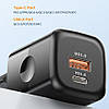 Зарядний пристрій KUULAA GaN 33W (USB Type-C + USB Type-A) 33Вт PD3.0 QC3.0, фото 7